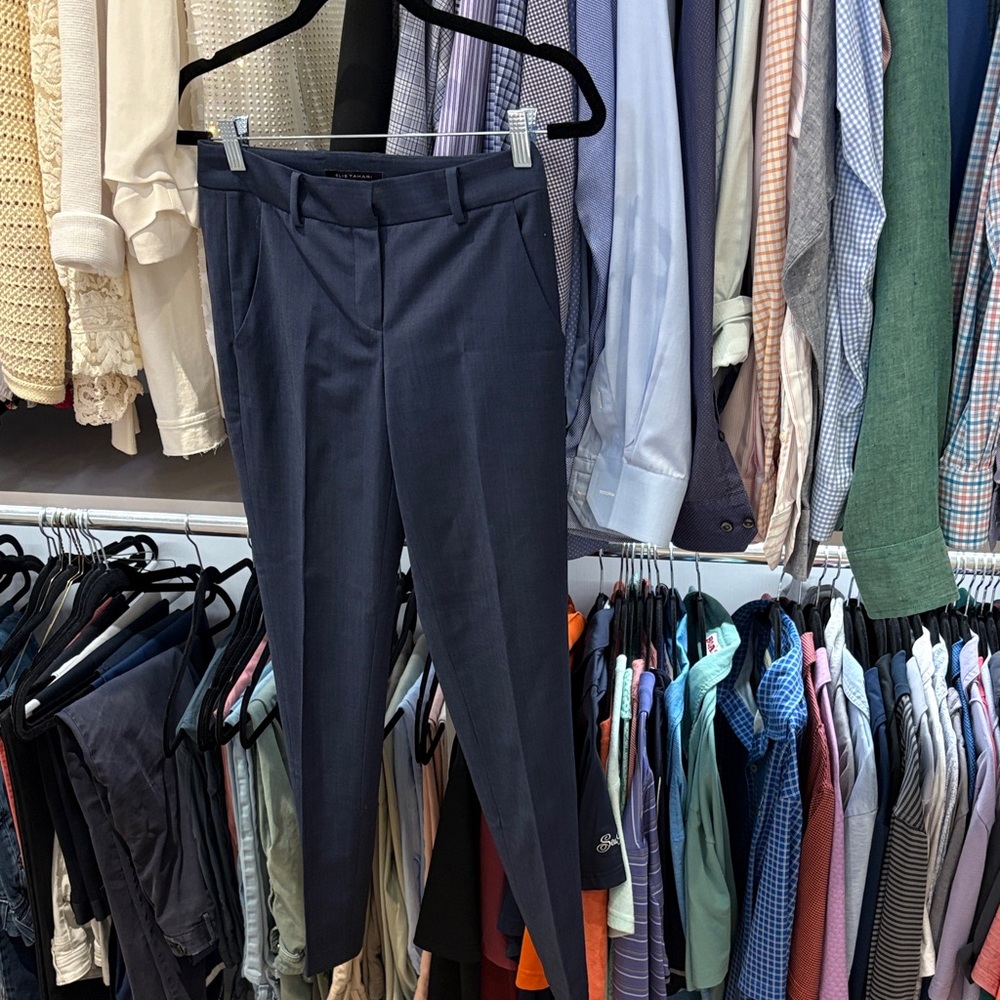 Elie Tahari Women's Charcoal Trousers